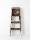 vintage painter's wooden folding ladder