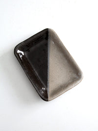 vintage studio pottery plate