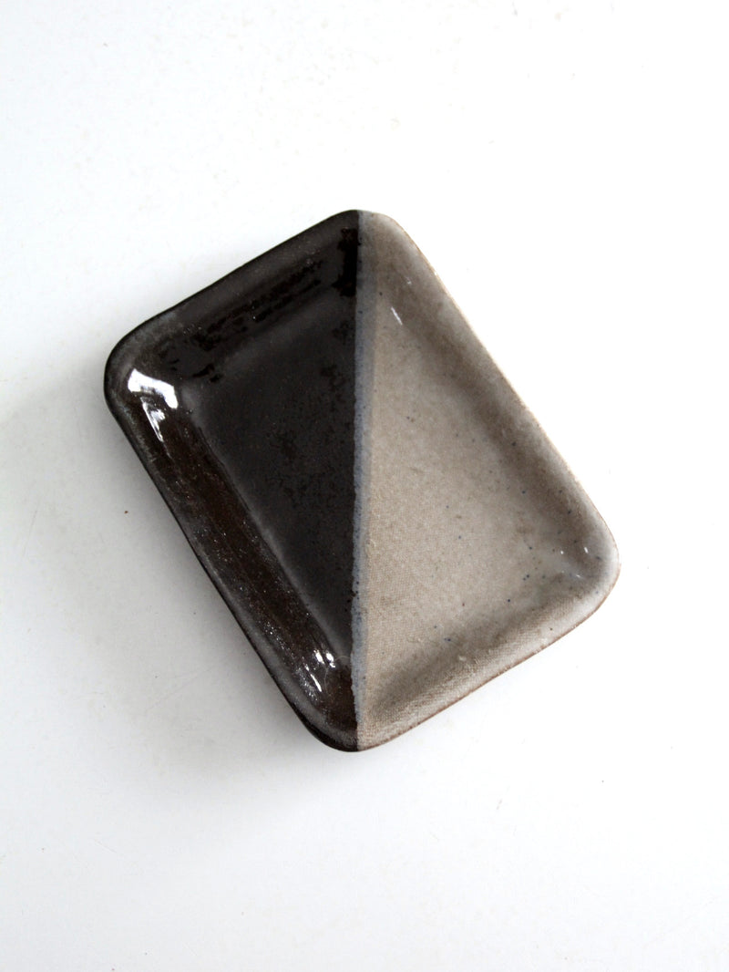 vintage studio pottery plate