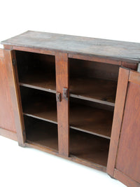 antique primitive cupboard