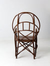 antique Adirondack twig chair