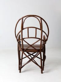 antique Adirondack twig chair