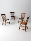 antique farmhouse dining chairs set 4