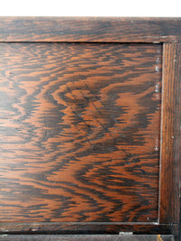 antique folk art spool table, 1935