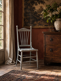 antique Victorian painted spindle back chair