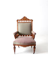 antique Victorian Eastlake parlor chair