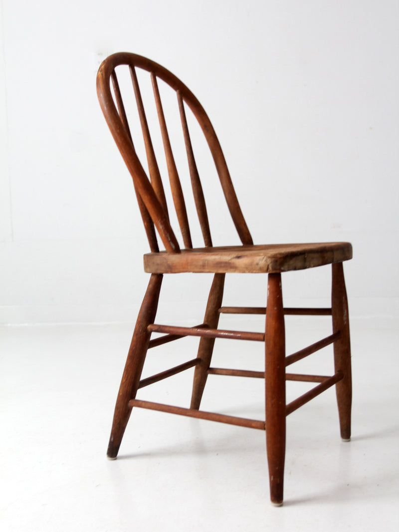 antique spindle back chair