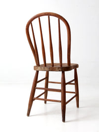 antique spindle back chair