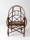 antique Adirondack twig chair