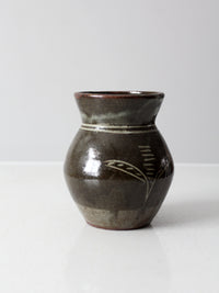 vintage studio pottery vase