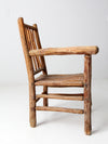 old hickory arm chair