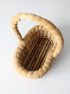 vintage corn cob basket