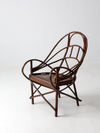 antique Adirondack twig chair