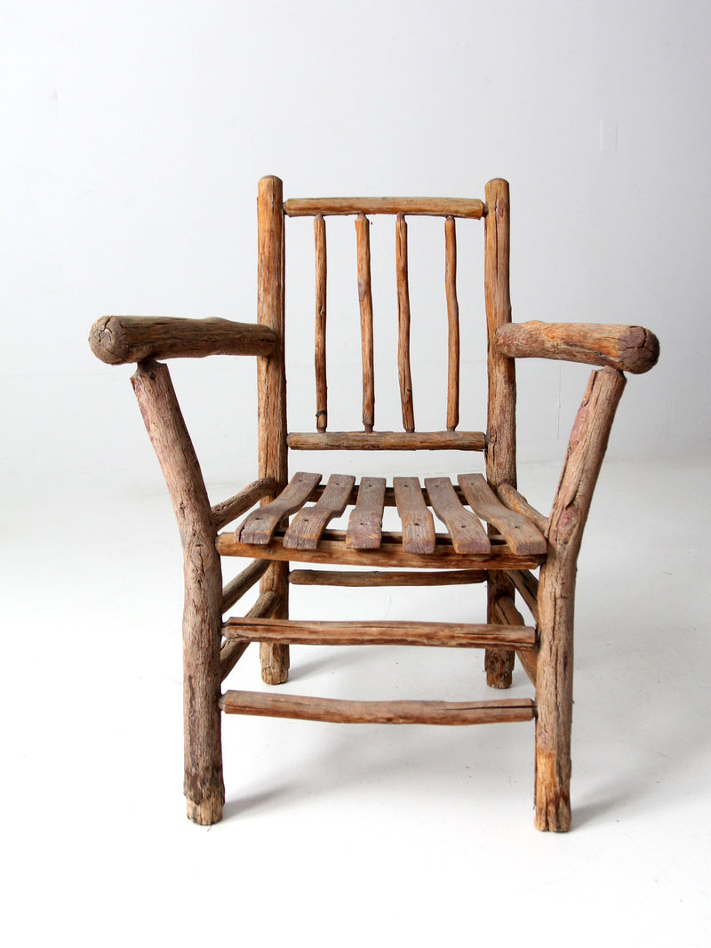 old hickory arm chair