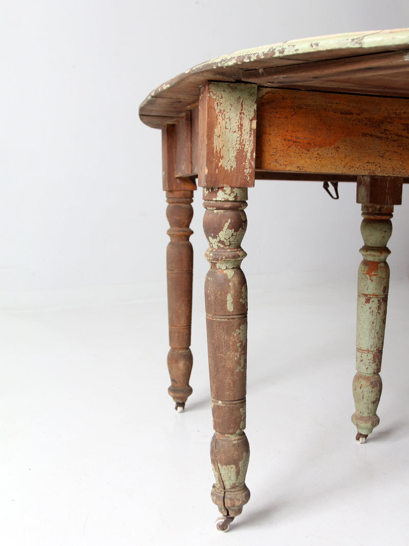 antique drop leaf table