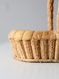 vintage corn cob basket