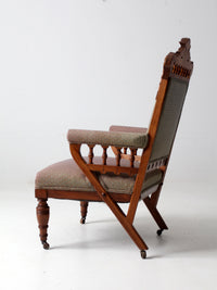 antique Victorian Eastlake parlor chair