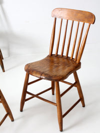 antique farmhouse dining chairs set 4