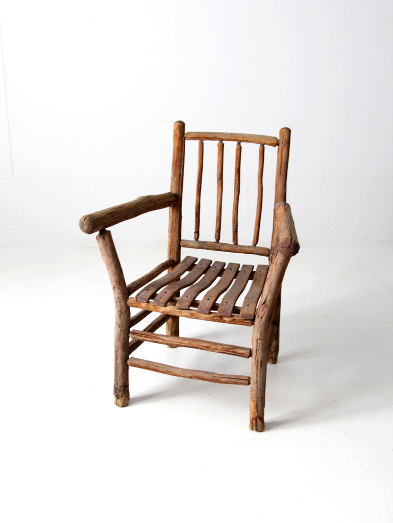 old hickory arm chair