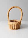 vintage corn cob basket