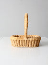 vintage corn cob basket