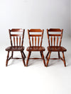 mid century Cushman Colonial dining chairs set 3
