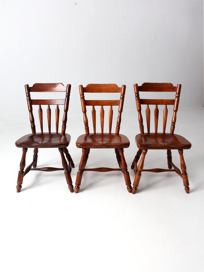 mid century Cushman Colonial dining chairs set 3