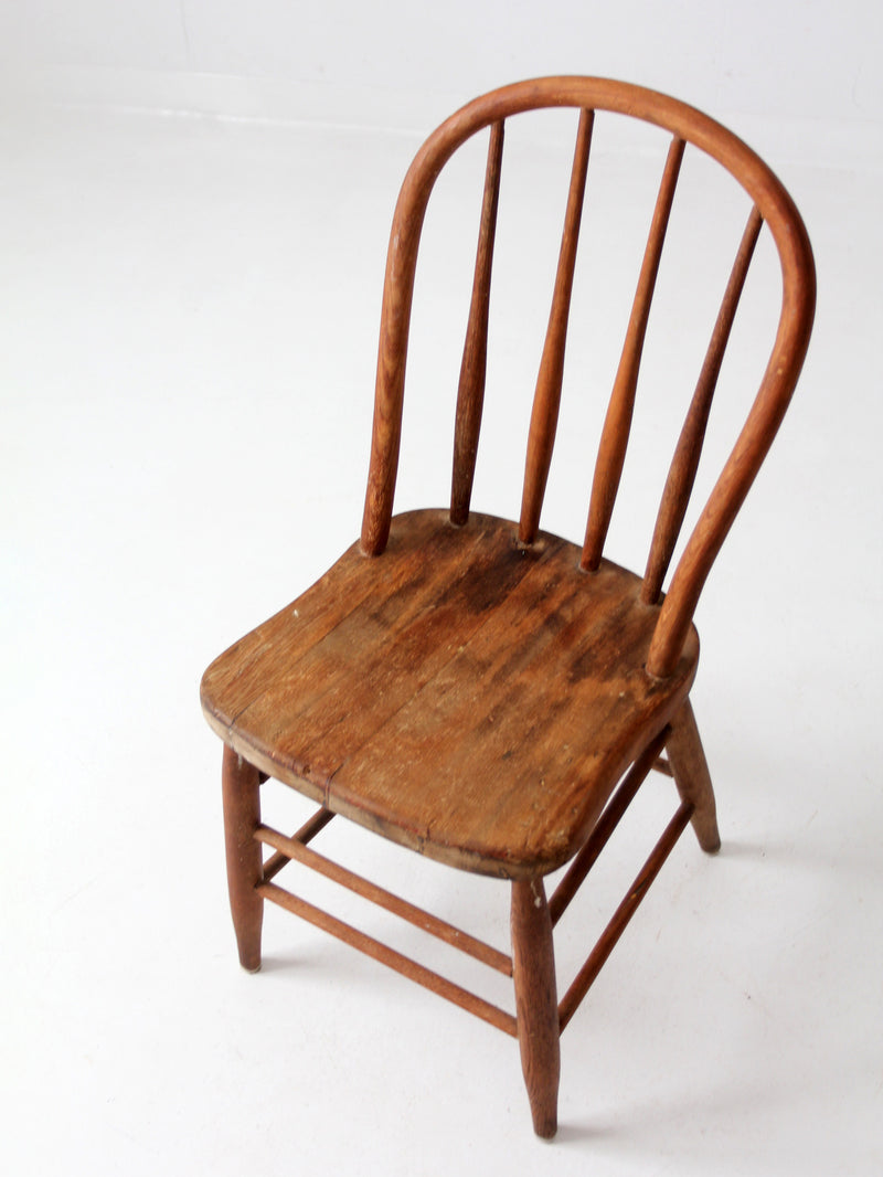 antique spindle back chair