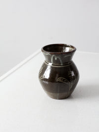 vintage studio pottery vase