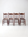 antique pressed back dining chairs set of 4