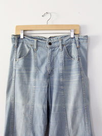vintage 1970s Levi's panel-seam bell-bottom jeans | 34 x 32