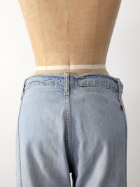 vintage 1970s Levi's panel-seam bell-bottom jeans | 34 x 32