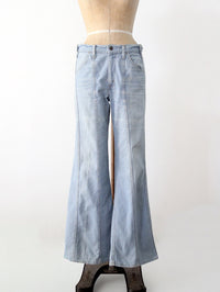 vintage 1970s Levi's panel-seam bell-bottom jeans | 34 x 32