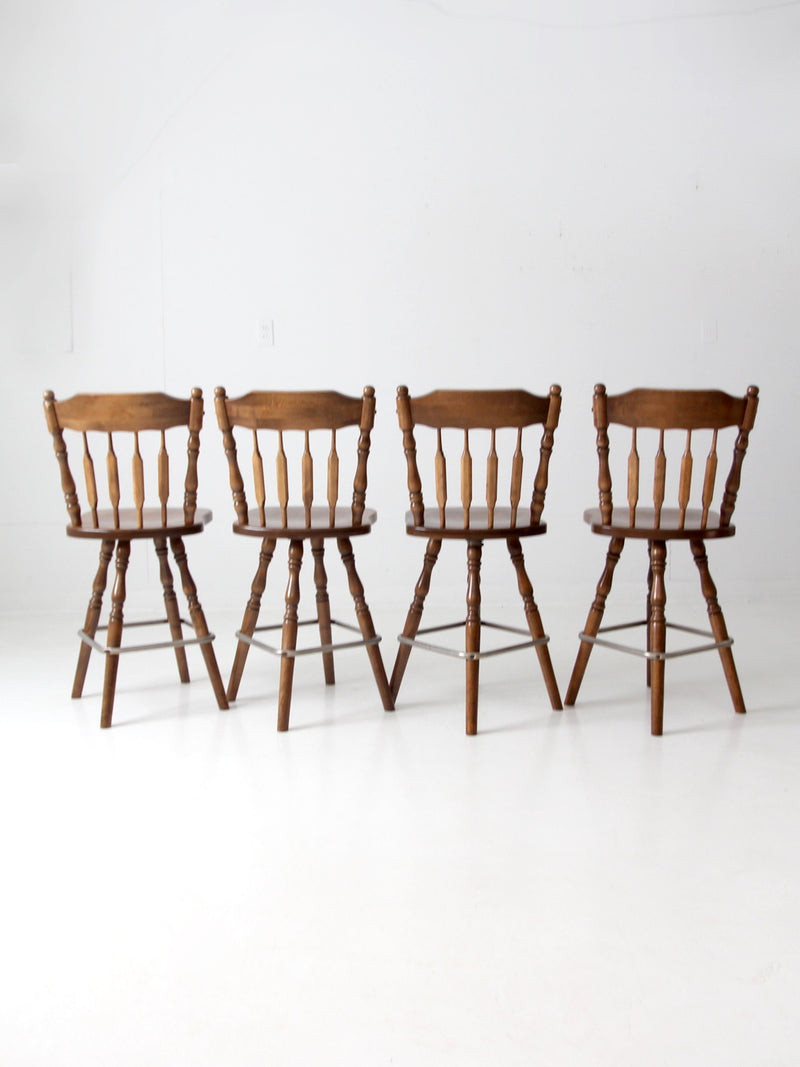 vintage tavern style counter stools set of 4