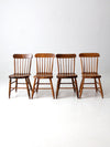 antique farmhouse dining chairs set 4