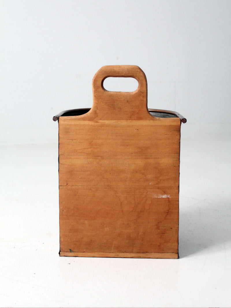 vintage copper bucket