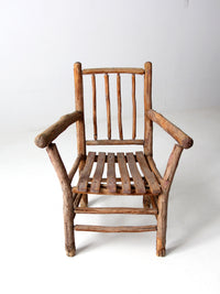 old hickory arm chair