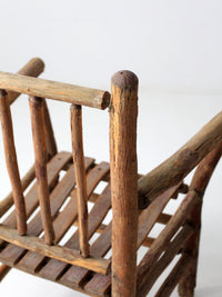 old hickory arm chair