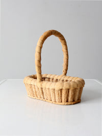 vintage corn cob basket