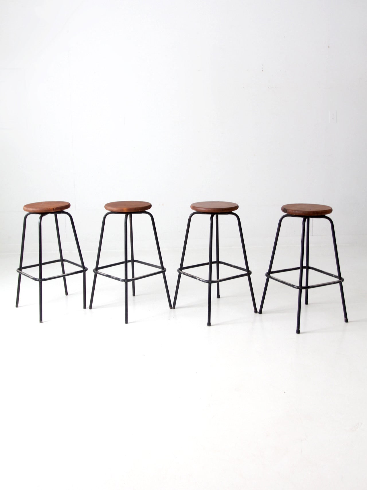 vintage bar stools set of 4