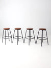 vintage bar stools set of 4