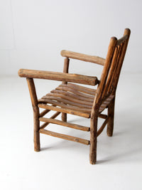 old hickory arm chair