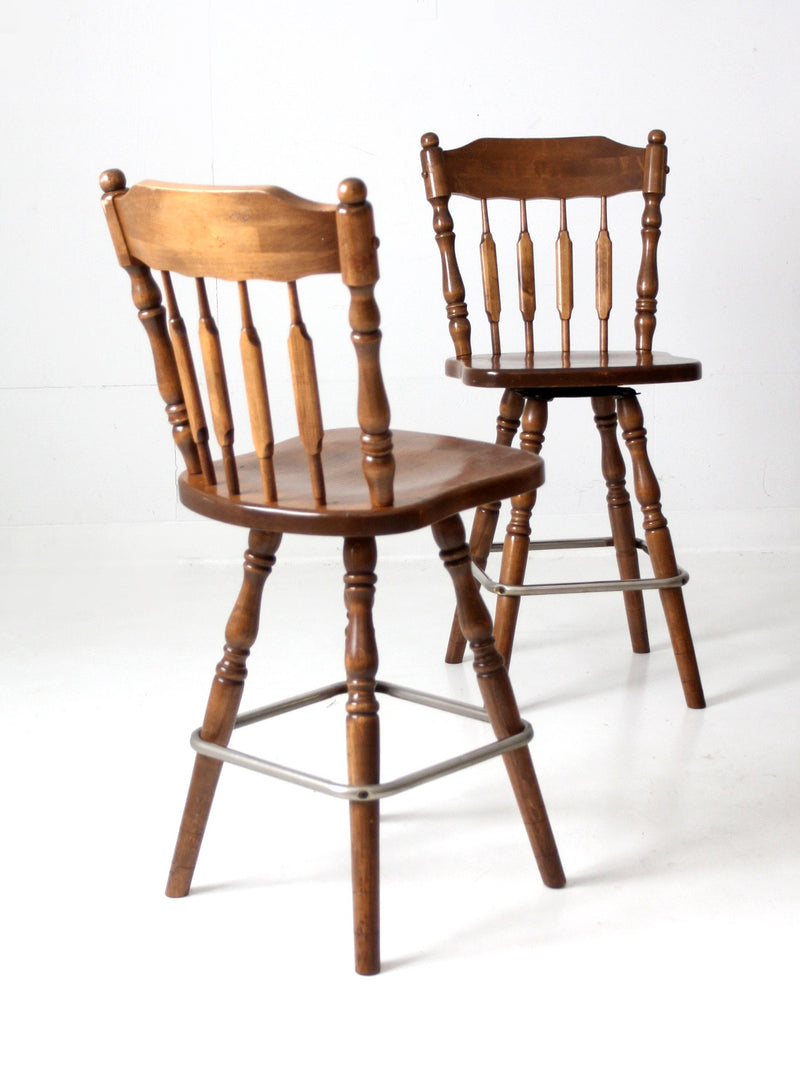 vintage tavern style counter stools set of 4