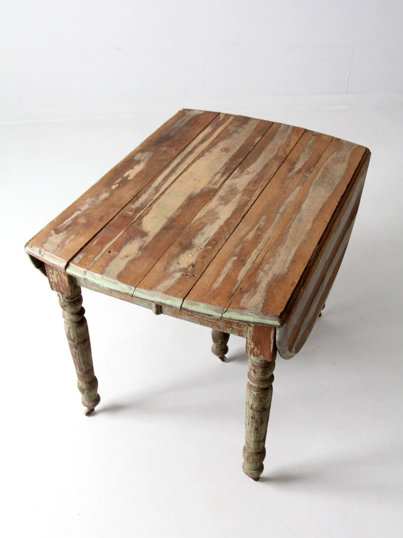 antique drop leaf table