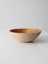 vintage Munising wood bowl