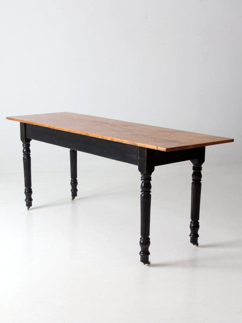 vintage farmhouse dining table