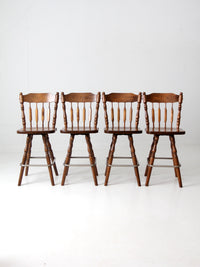 vintage tavern style counter stools set of 4