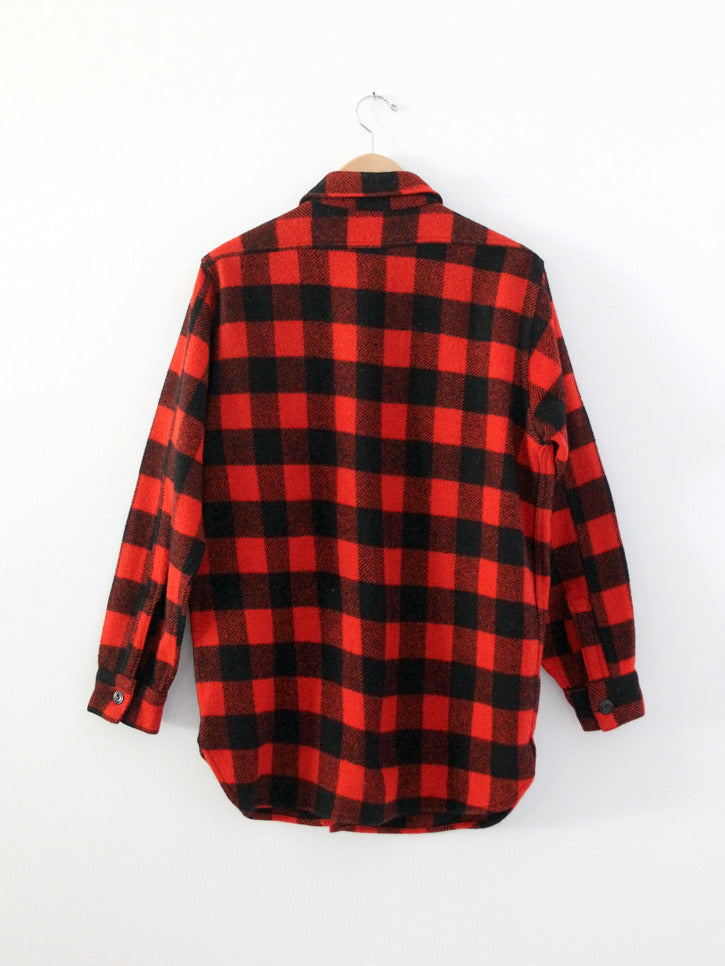 vintage Bullseye Bill wool shirt coat