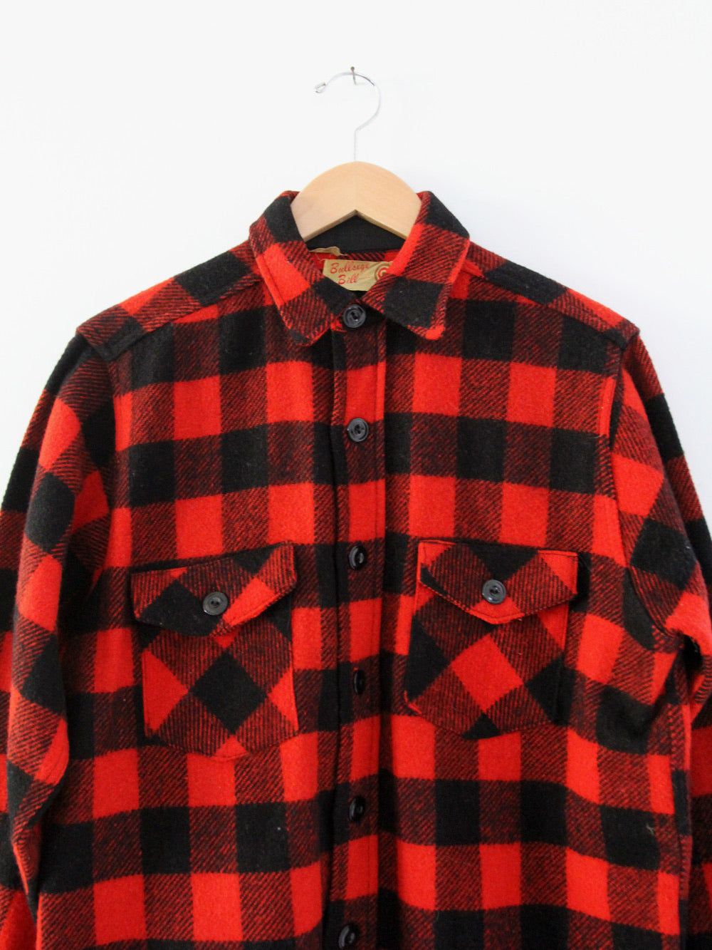 vintage Bullseye Bill wool shirt coat