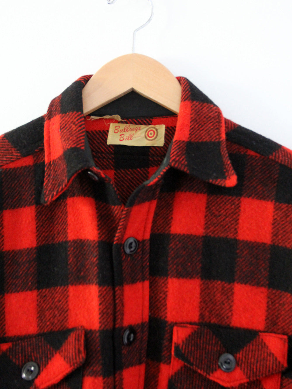 vintage Bullseye Bill wool shirt coat